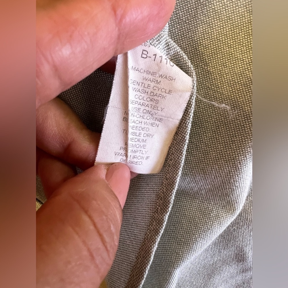 Claybrooke Wrinkle Free Dress Shirt Clay Brooke shirt long sleeve size 16 34/35 - Picture 14 of 14